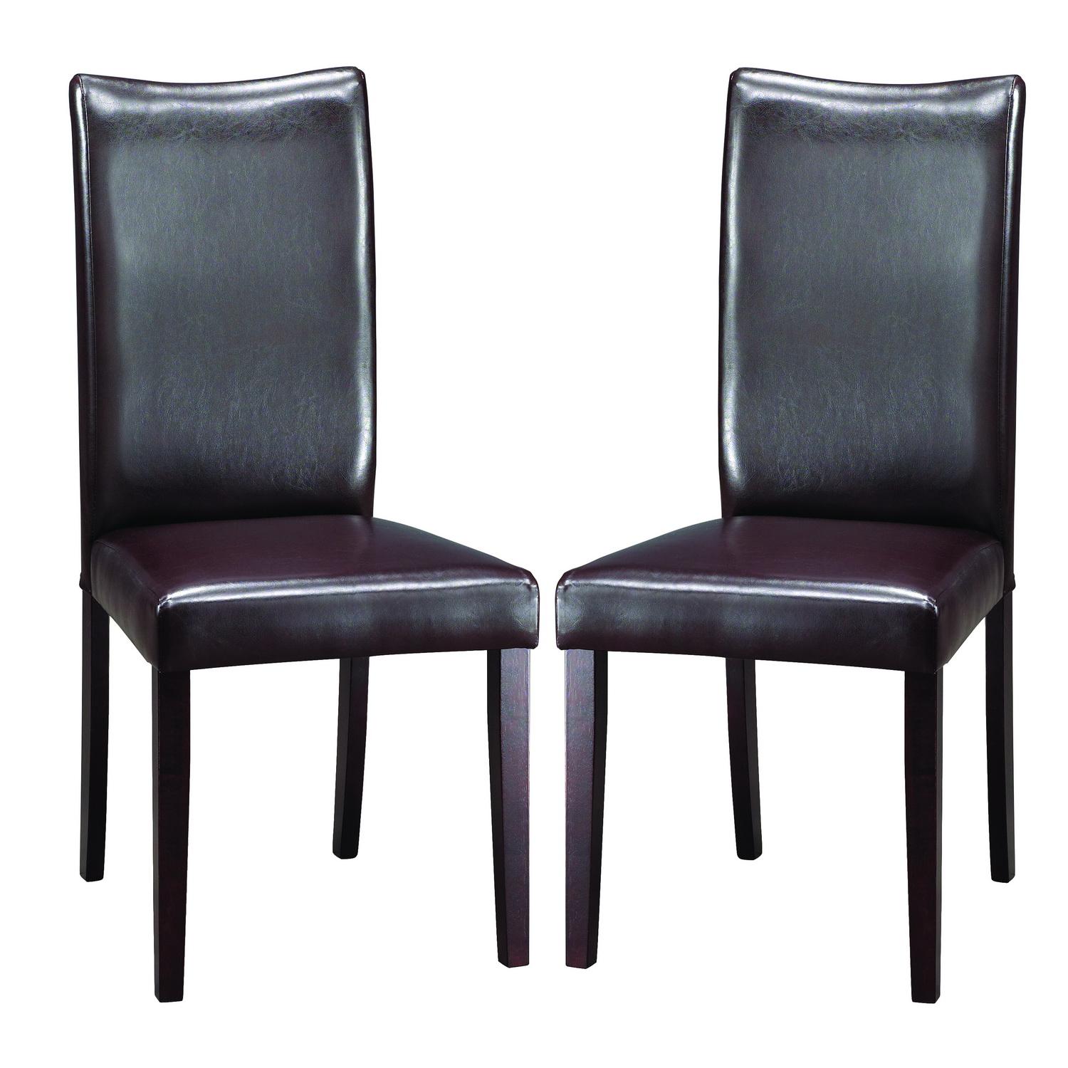 Sweden Dark Brown Modern Dining Chairs (Set of 2)