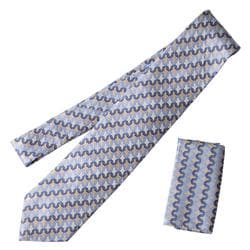Boston Traveler St. P Men's Microfiber Tie and Hanky Set