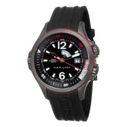 Hamilton Men's 'Khaki Navy' Stainless Steel, Rubber Automatic Watch