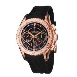 Hamilton Men's 'Seaview' Rose Goldtone Steel Watch