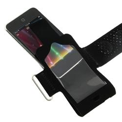 Suede Armband/ Anti-glare Protector for Apple iPod Touch