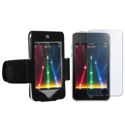 Suede Armband/ Anti-glare Protector for Apple iPod Touch