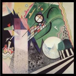 Wassily Kandinsky 'Green Composition, 1923' Framed Art Print
