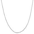 14k White Gold 18-inch Singapore Chain Necklace