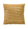 #1 site for china Round Regent Golden Circle Sequin Pillow (China)