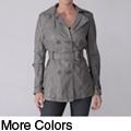 Ci Sono by Adi Junior's Double-breasted Belted Jacket
