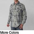 Green Tek Men's Long-sleeve Plaid Shirt