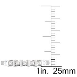 14k White Gold 1/4ct TDW Diamond Anniversary Ring (G-H, I2-I3)