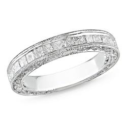 10k White Gold 3/4ct TDW Diamond Anniversary Ring (G-H, I2-I3)