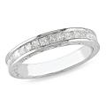 10k White Gold 3/4ct TDW Diamond Anniversary Ring (G-H, I2-I3)