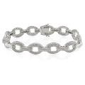 14k White Gold 2ct TDW Diamond Bracelet (H-I, I1-I2)