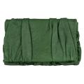 Cortina Leather Green Pleated Clutch