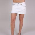 Laguna Beach Women's 'Manhattan Beach' White Denim Mini Skirt