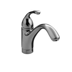 Kohler K-10415-CP Polished Chrome Forte Single-Control Kitchen Sink Faucet With Lever Handle