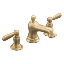 Kohler K-10577-4-BV Vibrant Brushed Bronze Bancroft Widespread Lavatory Faucet With Metal Lever Handles