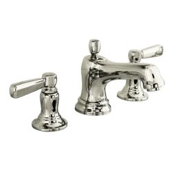 Kohler K-10577-4-SN Vibrant Polished Nickel Bancroft Widespread Lavatory Faucet With Metal Lever Handles