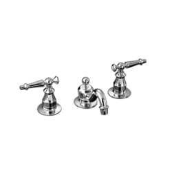 Kohler K-108-4-CP Polished Chrome Antique Widespread Lavatory Faucet With Lever Handles