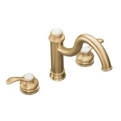 Kohler K-12230-BV Vibrant Brushed Bronze Fairfax High Spout Kitchen Sink Faucet With Lever Handles