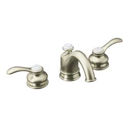 Kohler K-12265-4-BN Vibrant Brushed Nickel Fairfax Lavatory Faucet With Lever Handles