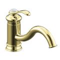 Kohler K-12175-PB Vibrant Polished Brass Fairfax Single-Control Kitchen Sink Faucet, Less Escutcheon And Sidespray