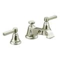 Kohler K-13132-4B-SN Vibrant Polished Nickel Pinstripe Widespread Lavatory Faucet With Lever Handles