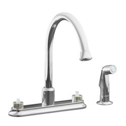 Kohler K-15889-K-CP Polished Chrome Coralais Decorator Kitchen Sink Faucet