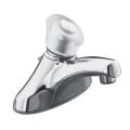 Kohler K-15681-F-CP Polished Chrome Coralais Single-Control Centerset Lavatory Faucet With Sculptured Acrylic Handle