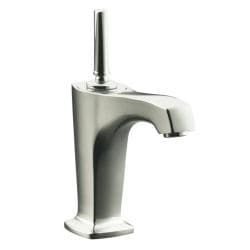 Kohler K-16230-4-SN Vibrant Polished Nickel Margaux Single-Control Lavatory Faucet With 5-3/8" Spout And Lever Handle