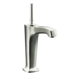 Kohler K-16231-4-SN Vibrant Polished Nickel Margaux Tall Single-Control Lavatory Faucet With 6-3/8" Spout And Lever Handle