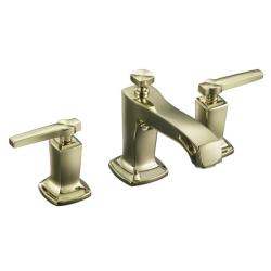 Kohler K-16232-4-AF Vibrant French Gold Margaux Widespread Lavatory Faucet With Lever Handles