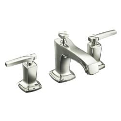 Kohler K-16232-4-SN Vibrant Polished Nickel Margaux Widespread Lavatory Faucet With Lever Handles