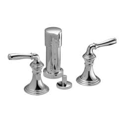 Kohler K-412-4-CP Polished Chrome Devonshire Vertical Spray Bidet Faucet