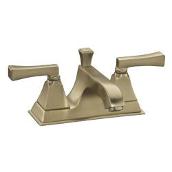 Kohler K-452-4V-BV Vibrant Brushed Bronze Memoirs Centerset Lavatory Faucet With Stately Design