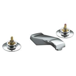 Kohler K-7307-K-CP Polished Chrome Triton Widespread Lavatory Faucet With Rigid Connections, Requires Handles