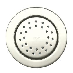 Kohler K-8013-SN Vibrant Polished Nickel Watertile Round 27-Nozzle Bodyspray