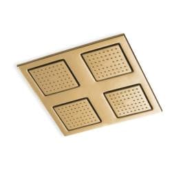 Kohler K-8030-BV Vibrant Brushed Bronze Watertile Square Rain Overhead Showering Panel