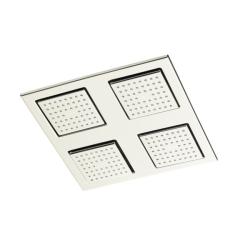 Kohler K-8030-SN Vibrant Polished Nickel Watertile Square Rain Overhead Showering Panel