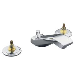 Kohler K-8211-K-CP Polished Chrome Taboret Widespread Lavatory Faucet, Requires Handles
