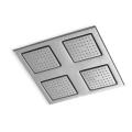 Kohler K-8030-G Brushed Chrome Watertile Square Rain Overhead Showering Panel