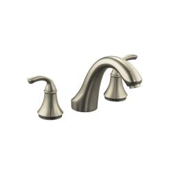 Kohler K-T10278-4-BN Vibrant Brushed Nickel Forte Bath- Or Deck-Mount Rim Valve Trim, Valve Not Included