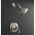 Kohler K-T10276-4A-BN Vibrant Brushed Nickel Forte Rite-Temp Pressure-Balancing Shower Faucet Trim, Valve Not Included