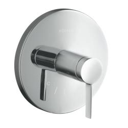 Kohler K-T10940-4-CP Polished Chrome Stillness Thermostatic Valve Trim With Lever Handle, Valve Not Included