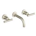 Kohler K-T14412-4-BN Vibrant Brushed Nickel Purist Two-Handle Wall-Mount ...