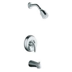 Kohler K-T15601-4-CP Polished Chrome Coralais Bath And Shower Mixing Valve Faucet Trim, Valve Not Included