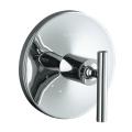 Kohler K-T14488-4-BV Vibrant Brushed Bronze Purist Thermostatic Valve Trim With Cross Handle, Valve Not Included