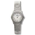 Ebel Women's 'Classic Wave' Stainless Steel Quartz Diamond Watch