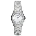 Ebel Women's 'Classic Wave' Stainless Steel Quartz Diamond Watch