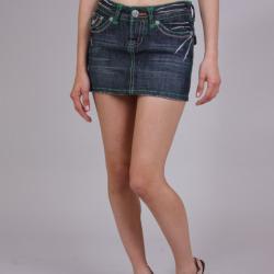 Laguna Beach Women's 'Sunset Beach' Indigo Denim Mini Skirt 