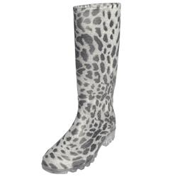 Adi Designs Women's Leopard Print Rain Boots