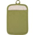 Gourmet Classics Green Twill Weave Pot Grabber Mitts (Set of 2)